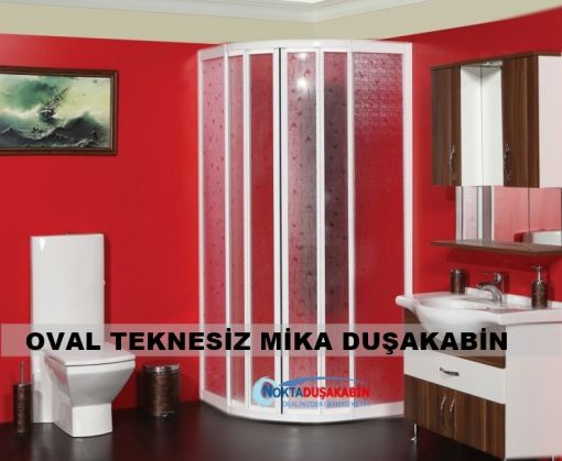 Teknesiz oval mika camlı duşakabin 